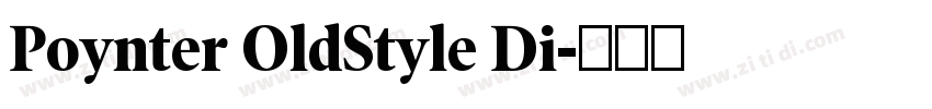 Poynter OldStyle Di字体转换